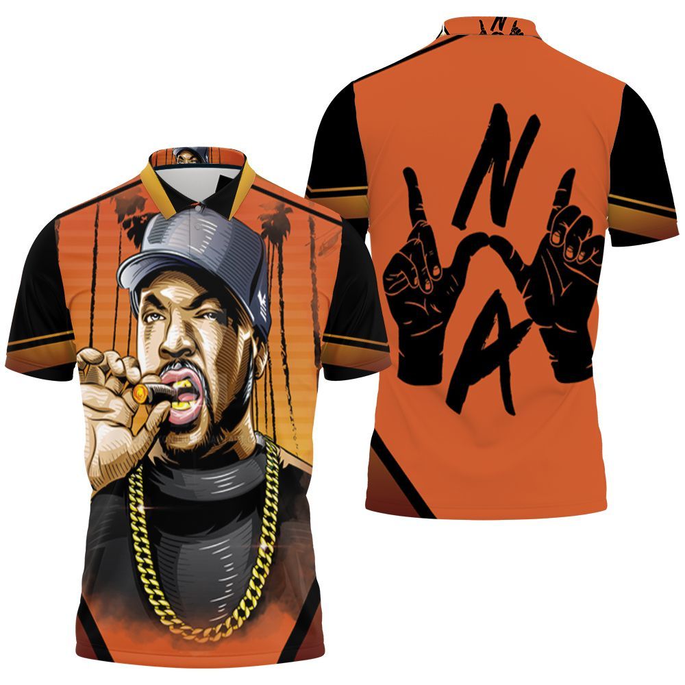 N.w.a Ice Cube Rapper 3D All Over Print Polo Shirt