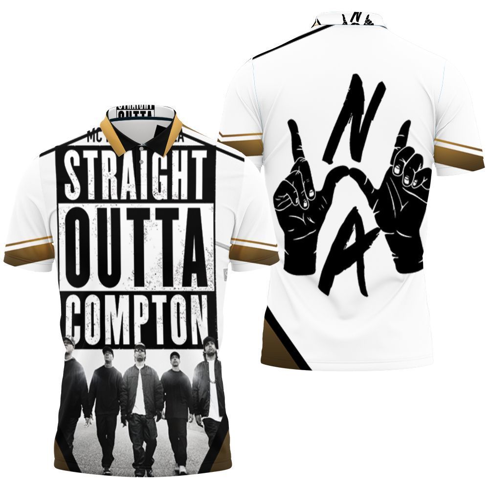 N.w.a Straight Outta Compton 3D All Over Print Polo Shirt