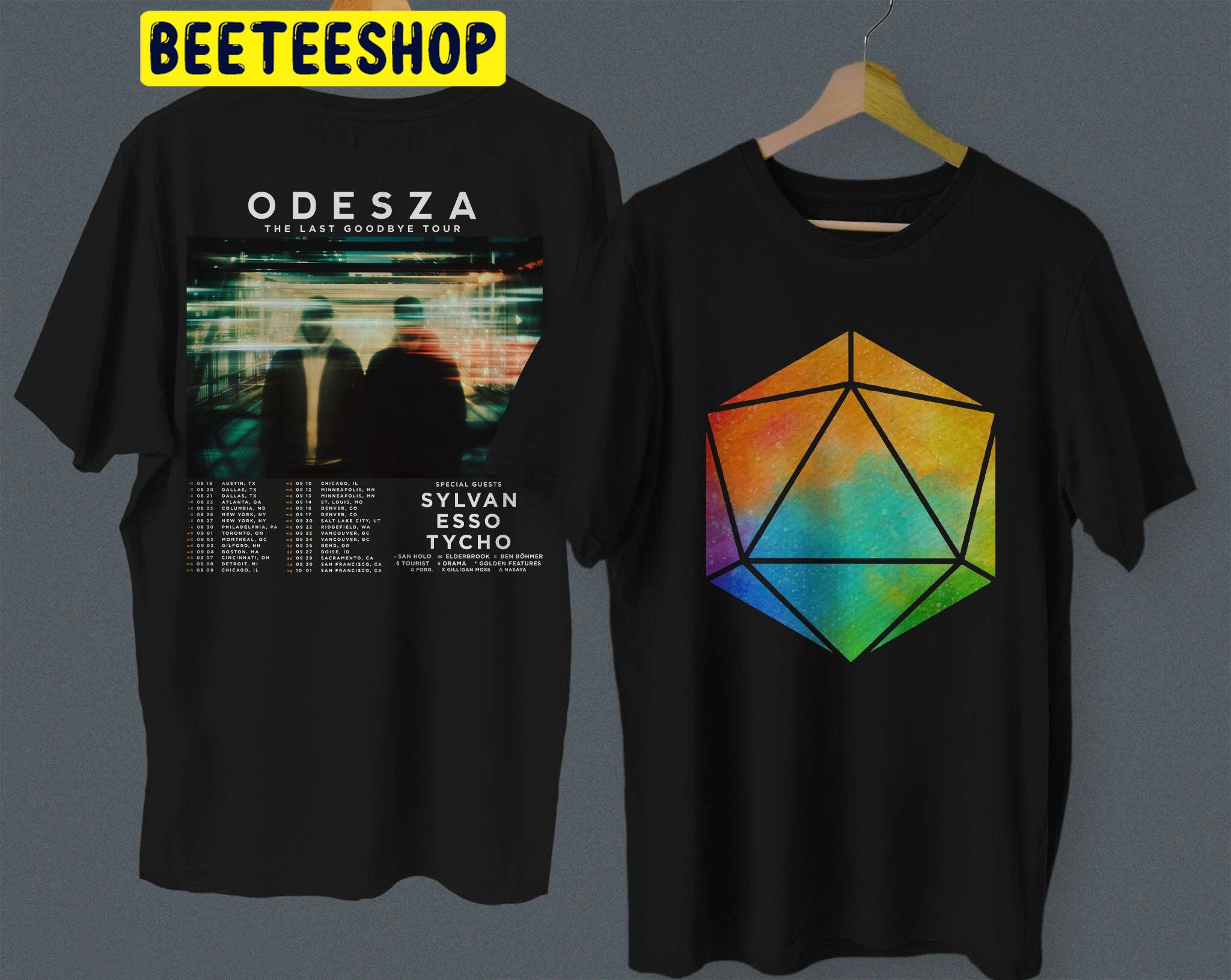 Odesza The Last Goodbye Tour 2022 Double Side Unisex Shirt