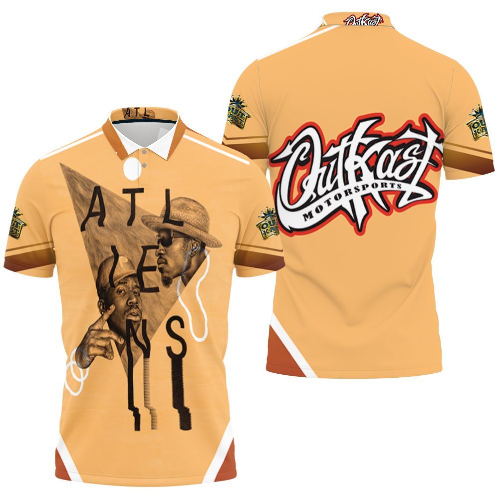 Outkast Atliens 3D All Over Print Polo Shirt