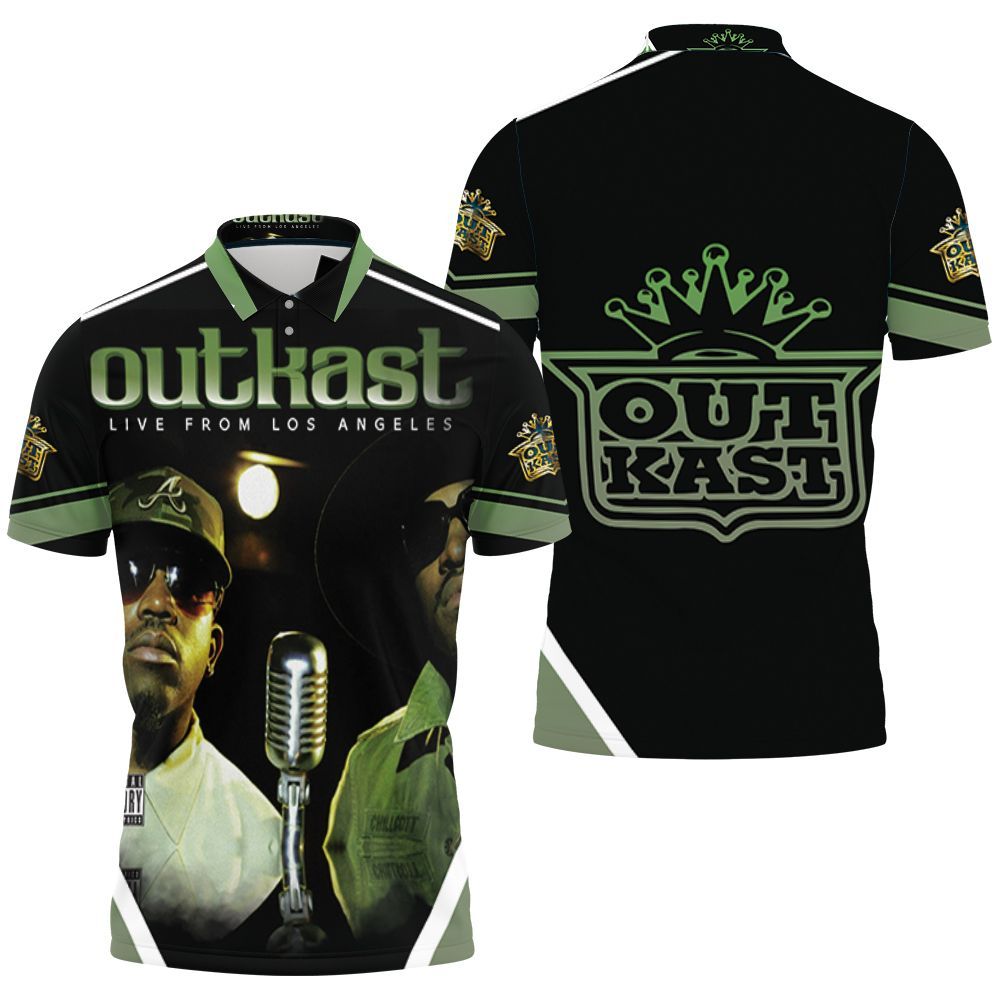 Outkast Live From Los Angeles 3D All Over Print Polo Shirt