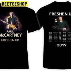 Paul Mccartney Freshen Up Tour 2019 Double Side Unisex T-Shirt