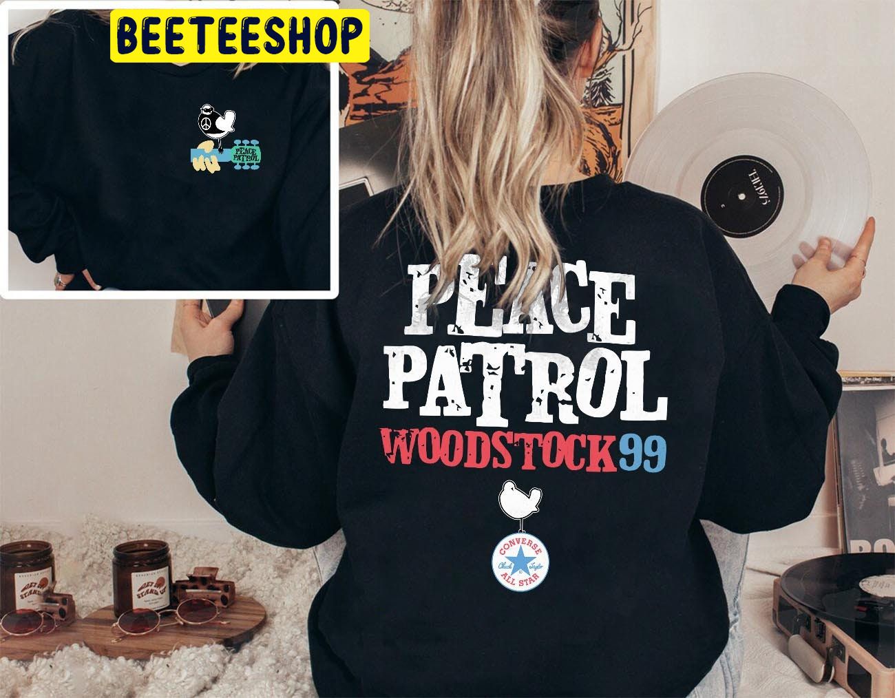 Peace Patrol Woodstock 99 Vintage Double Side Unisex Shirt