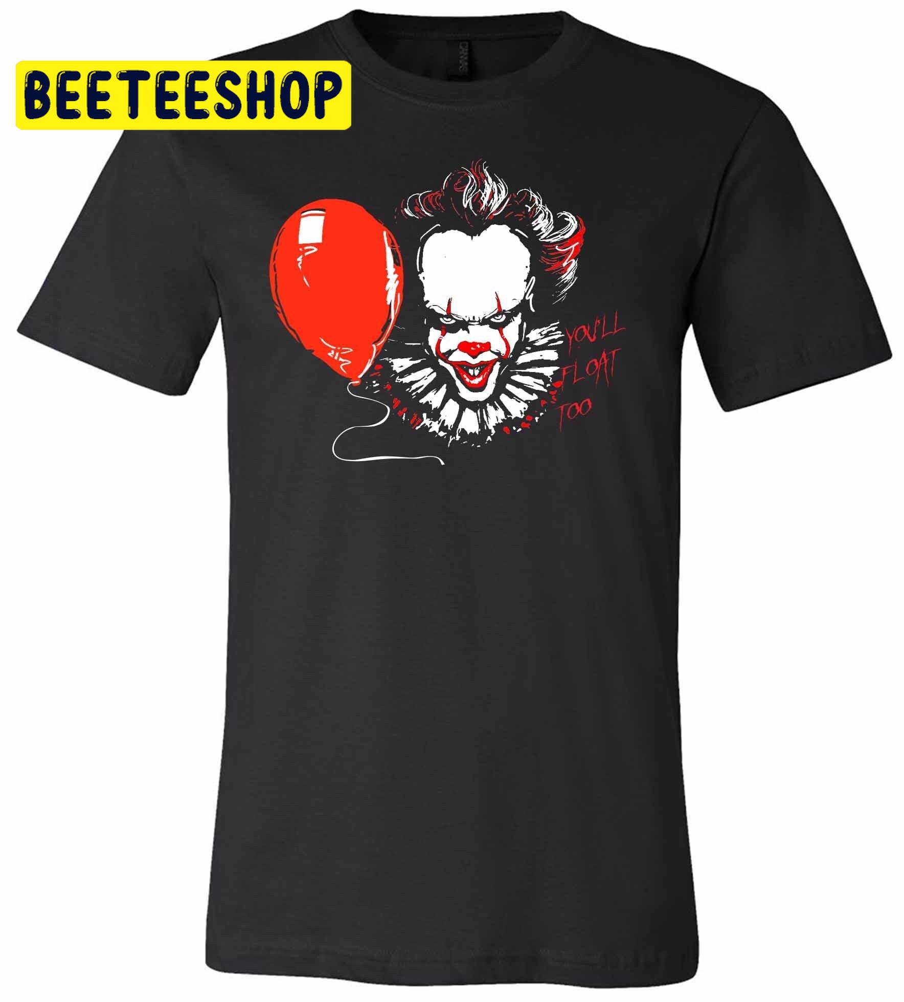 Pennywise Classic 80’s Horror You’ll Float Too Halloween Unisex T-Shirt