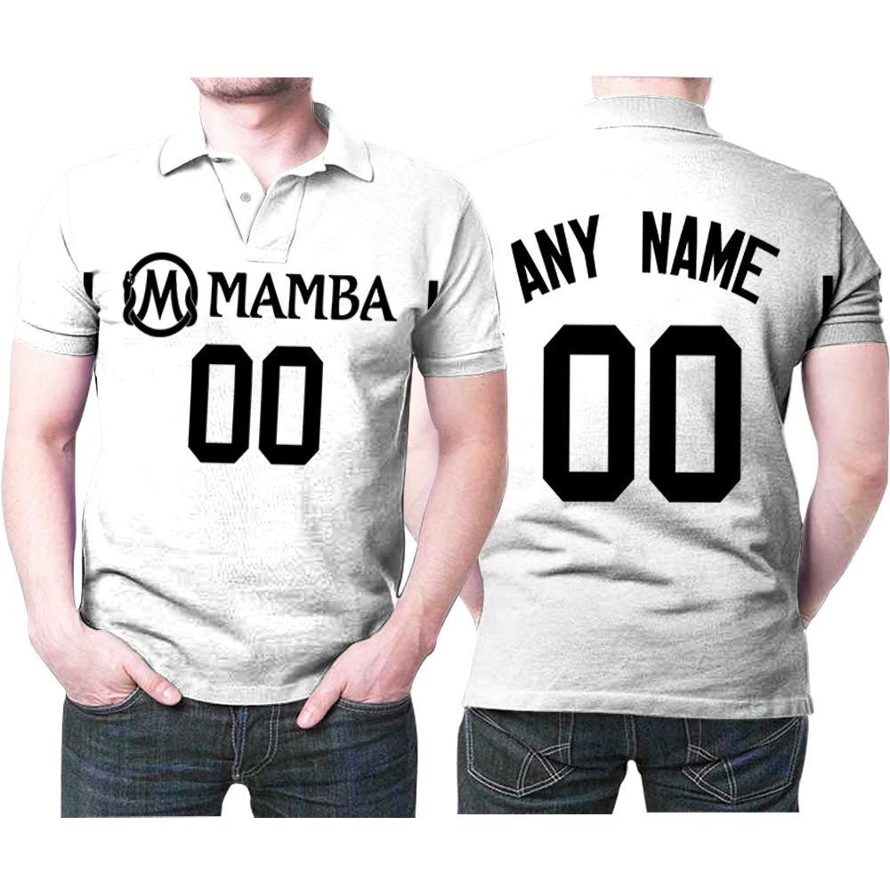 Personalized Mamba Tribute Any Name 00 White Allover Design 3D All Over Print Polo Shirt