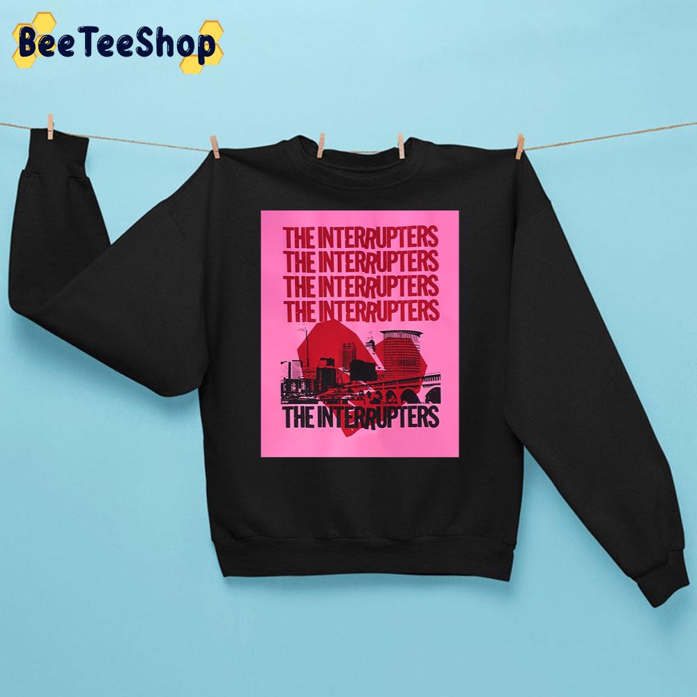 Pink Art The Interrupters Band Trending Unisex Sweatshirt