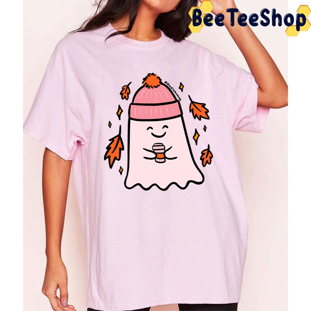 Pink Fall Ghost Trending Unisex T-Shirt