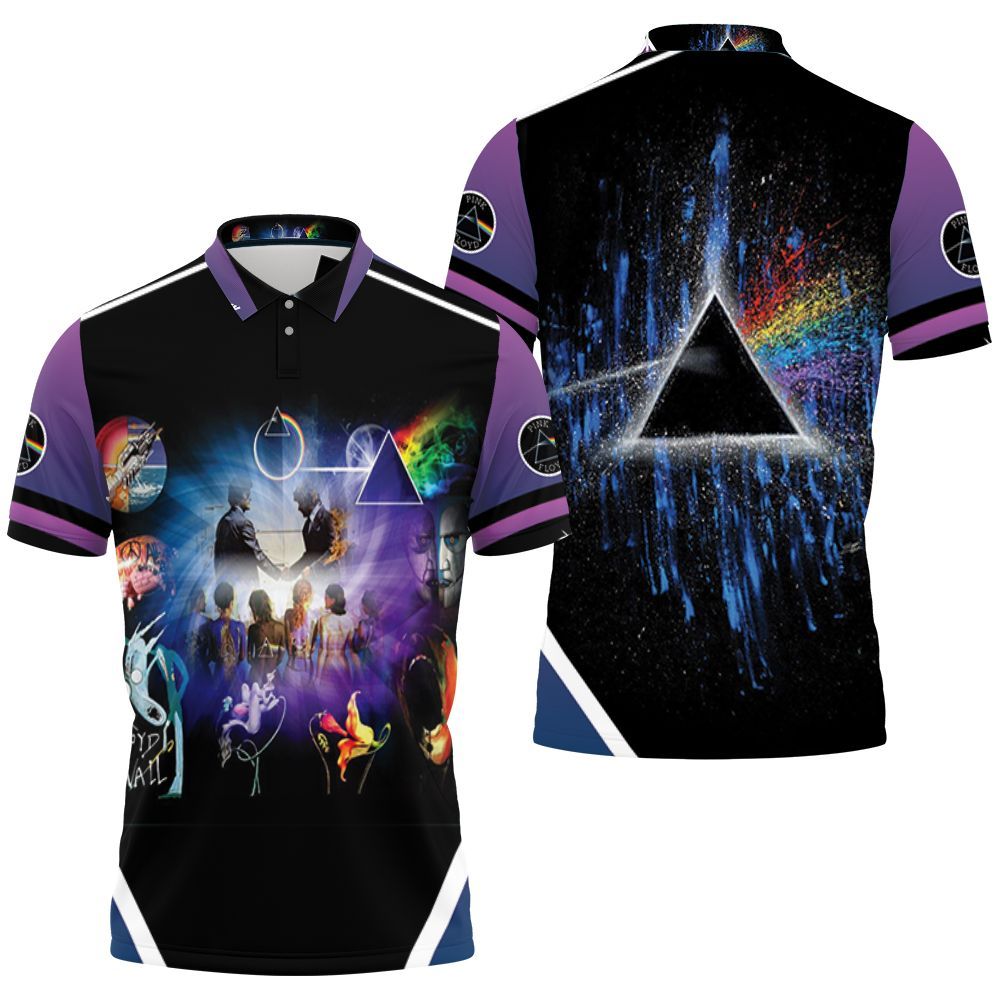 Pink Floyd Wish You Were Here Burning Man Album Cover 3D All Over Print Polo Shirt