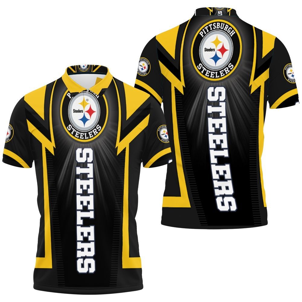 Pittsburgh Steelers For Fans 3D All Over Print Polo Shirt