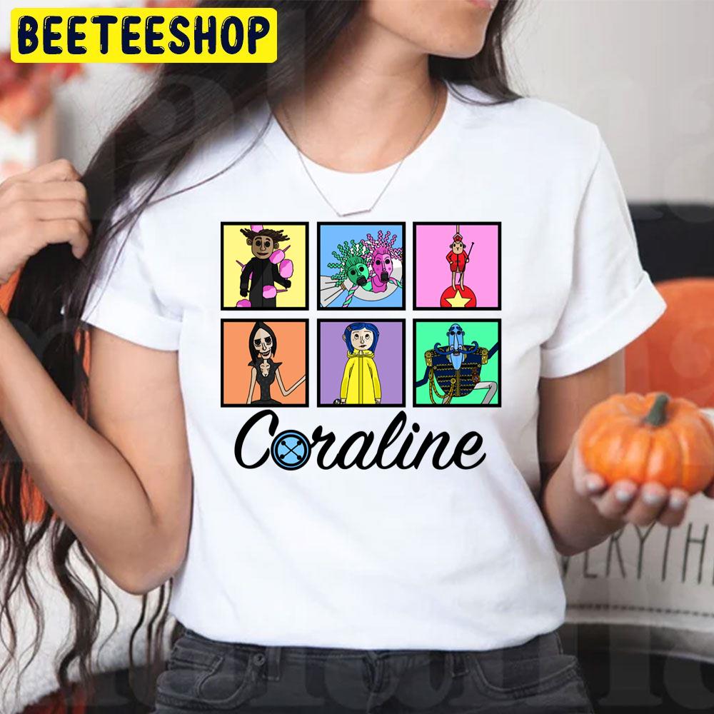 Pop Art Coraline Halloween Trending Unisex T-Shirt