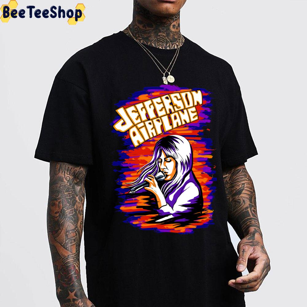 Pop Art Girl Jefferson Airplane Band Trending Unisex T-Shirt