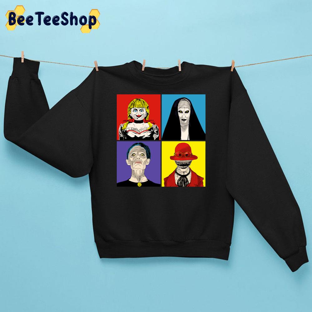 Pop Art Horror Characters Unisex Sweatshirt