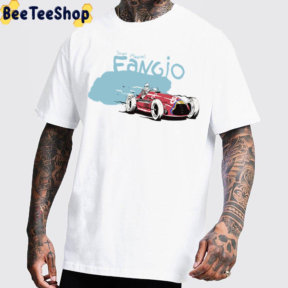 Pop Art Juan Manuel Fangio Racing Unisex T-Shirt