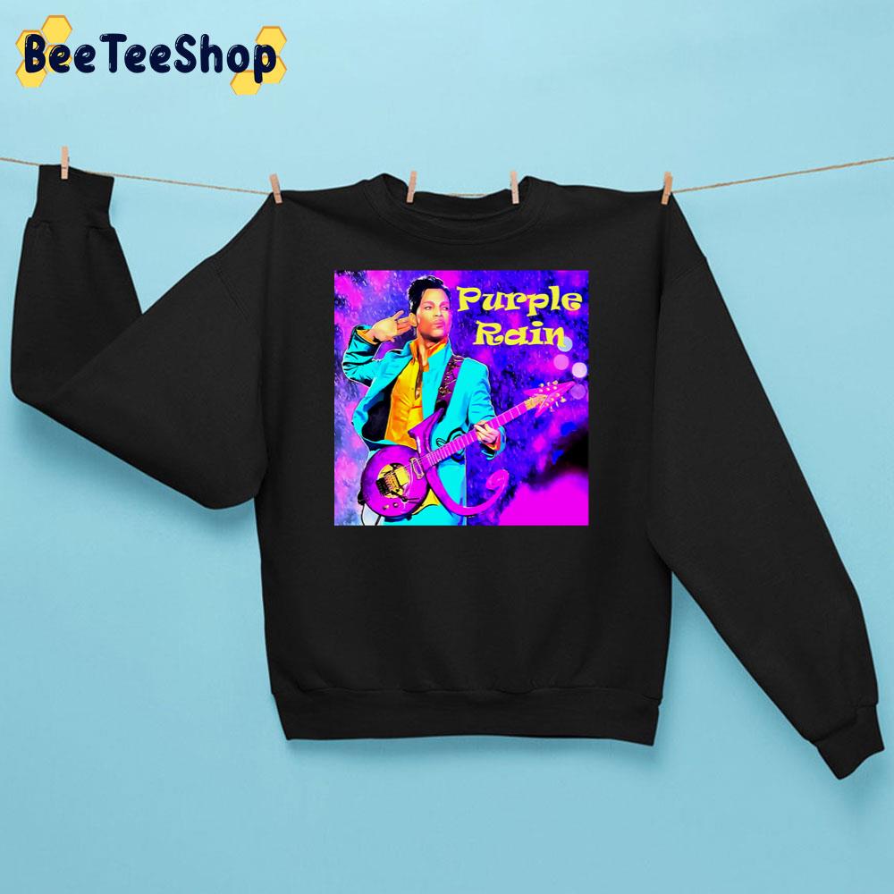 Pop Art Purple Rain Trending Unisex Sweatshirt