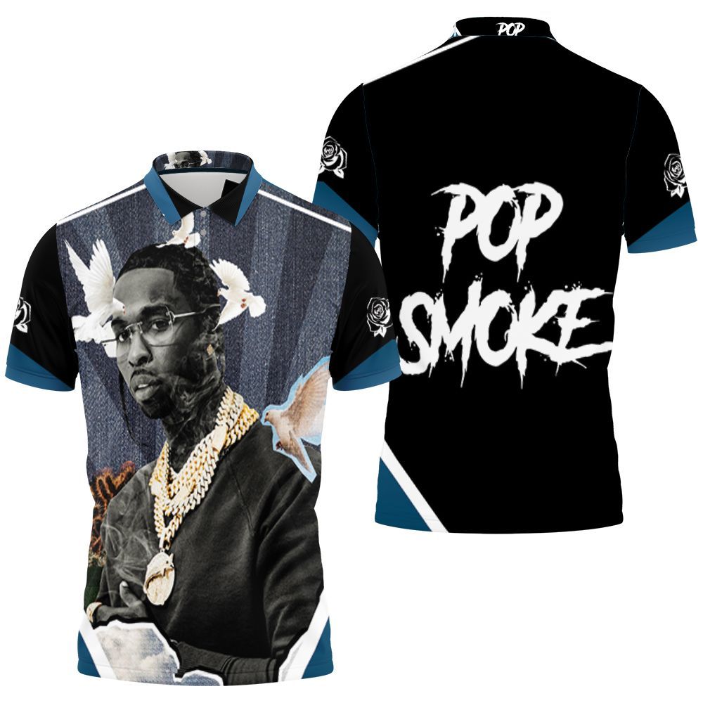 Pop Smoke Legend Never Die Rapper Hip Hop 3D All Over Print Polo Shirt