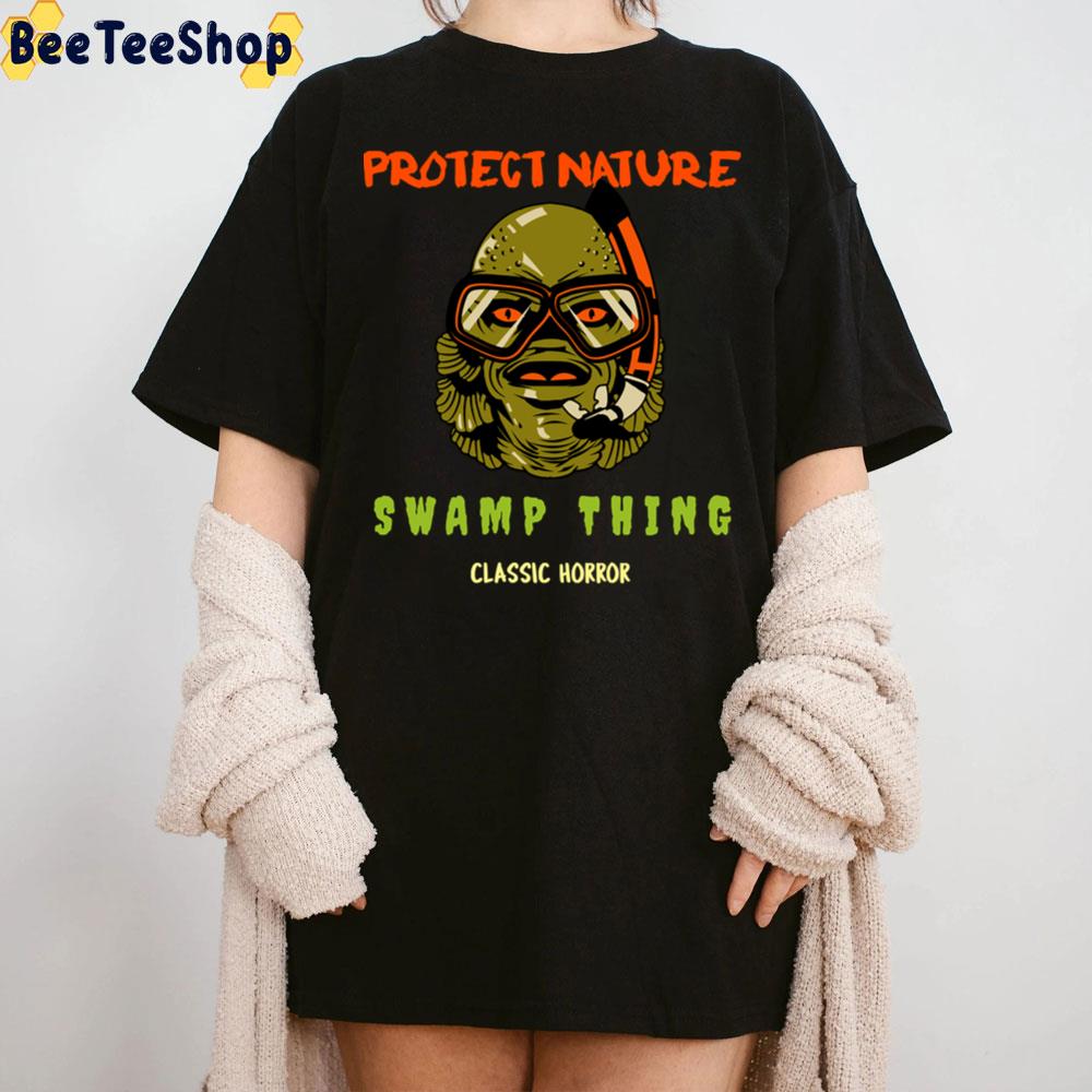 Protect Nature Swamp Thing Classic Horror Halloween Trending Unisex T-Shirt