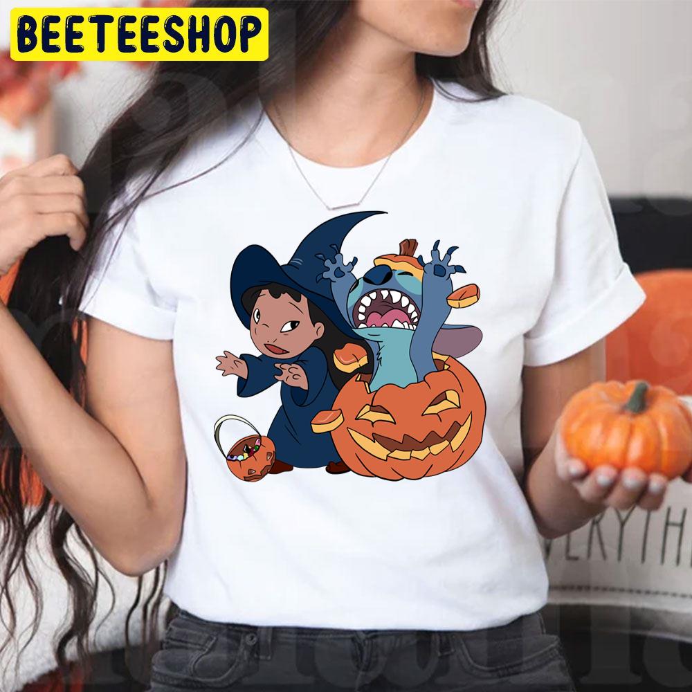 Pumpkin Stitch And Lilo Surprise Trending Unisex T-Shirt