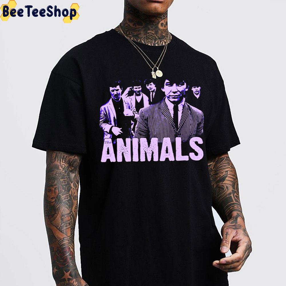 Purple Art The Animals Band Trending Unisex T-Shirt