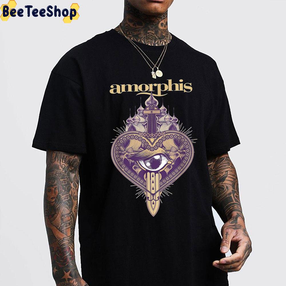 Purple Eye Amorphis Band Trending Unisex T-Shirt