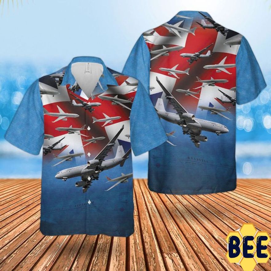 Raf Airbus A330 Voyager Trending Hawaiian Shirt