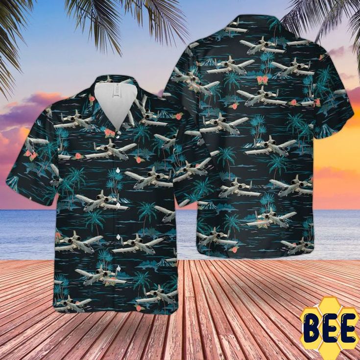 Raf Historical Fairchild Republic A-10a Thunderbolt Ii Trending Hawaiian Shirt