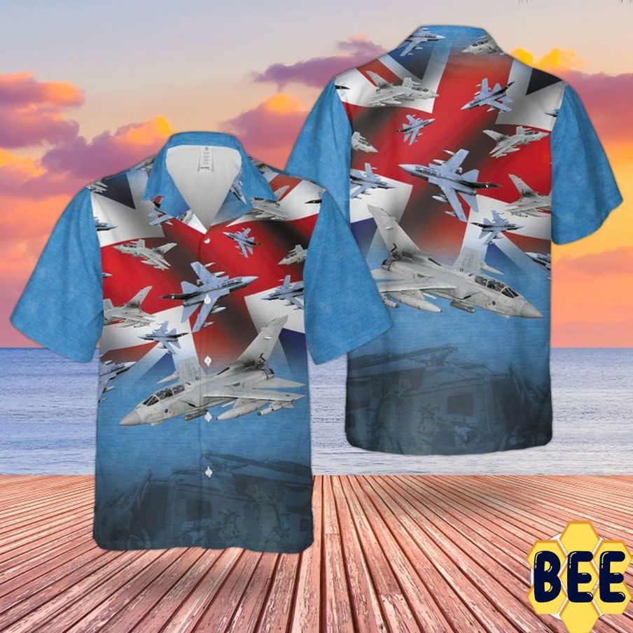 Raf Historical Tornado Gr4 Trending Hawaiian Shirt