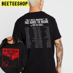Rage Against The Machine Run The Jewels Tour 2022 Double Side Unisex T-Shirt