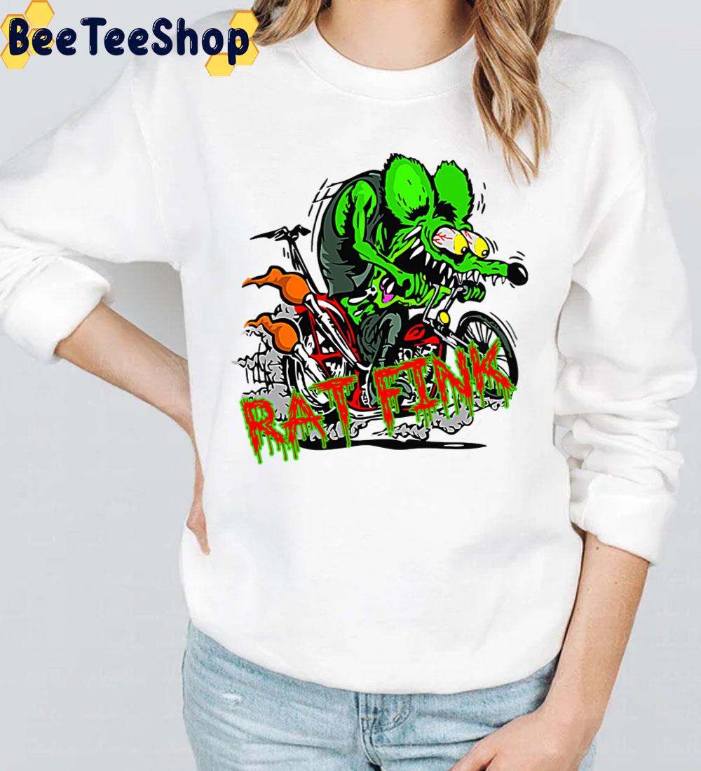 Rat Fink Mouse And Moto Unisex T-Shirt - Beeteeshop