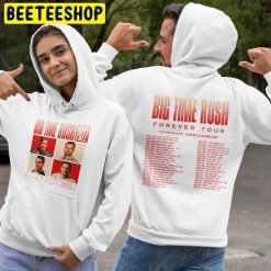 Red Art Big Time Rush Forever Tour 2022 With Special Guest Dixie D’amelio Double Sided Unsiex Hoodie