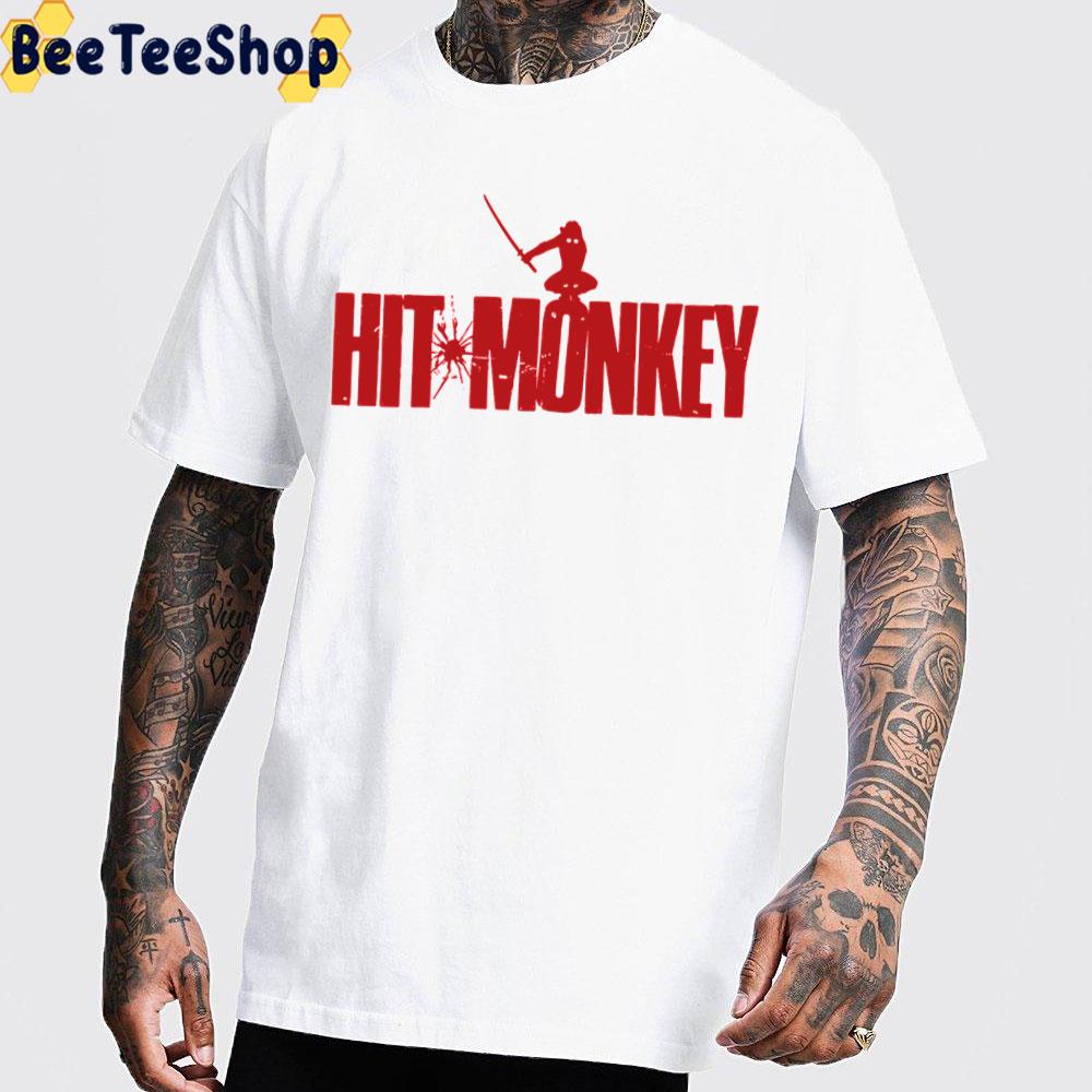 Red Art Hit Monkey Trending Unisex T-Shirt