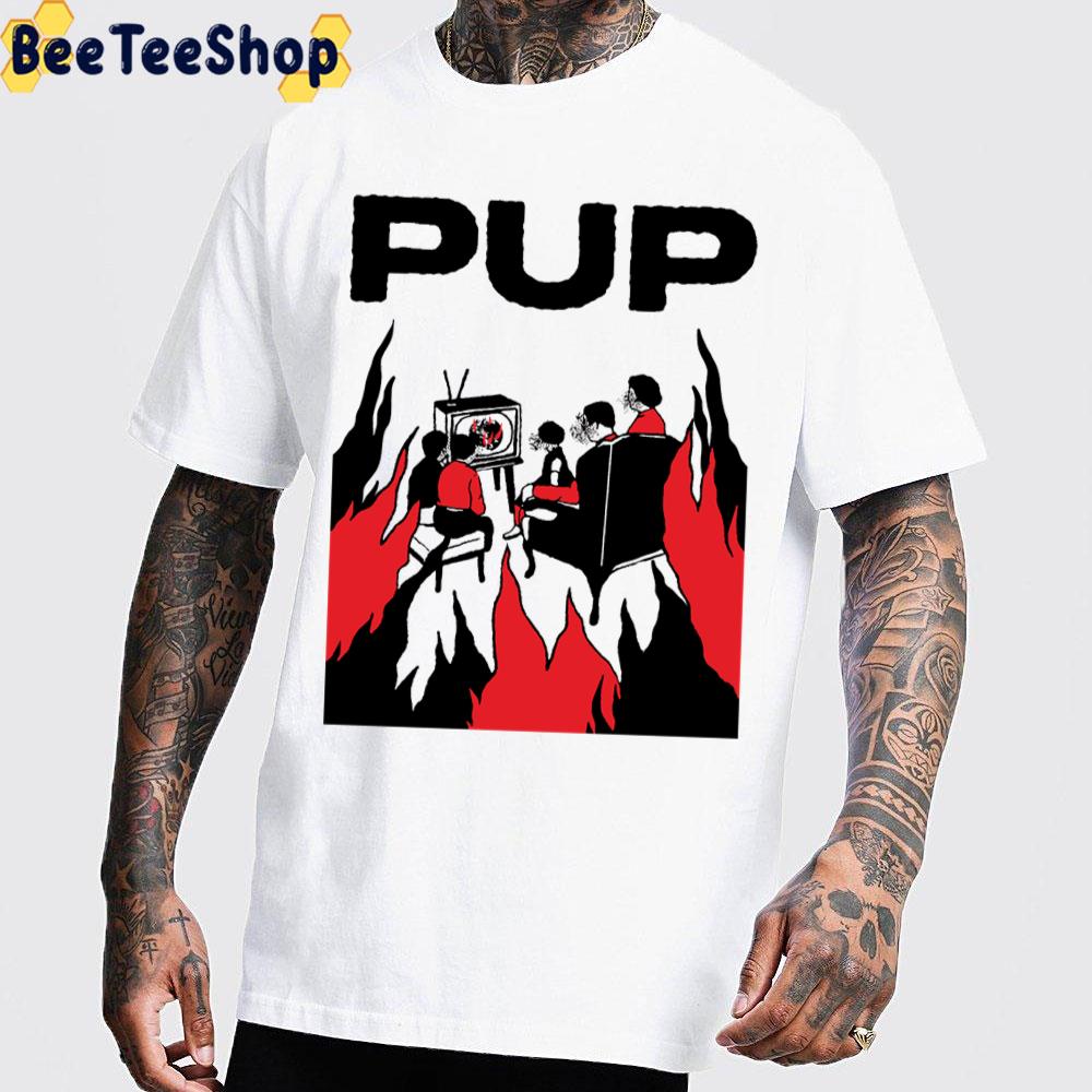 Red Black Art Pup Band Trending Unisex T-Shirt