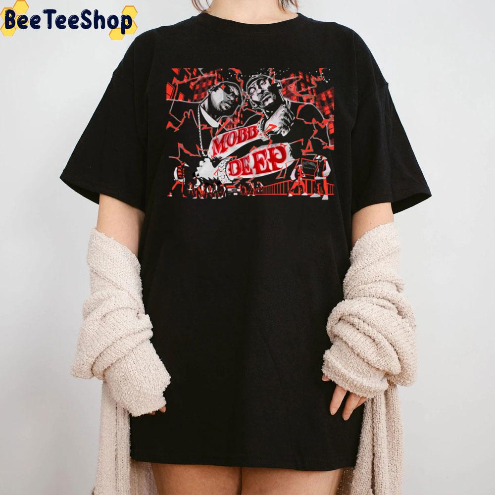 Red Black Retro Mobb Deep Band Trending Unisex T-Shirt