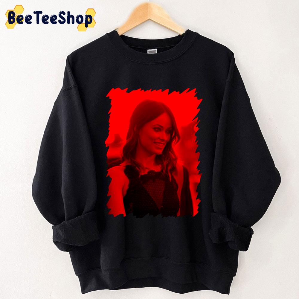 Red Style Olivia Wilde Celebrity Trending Unisex Sweatshirt