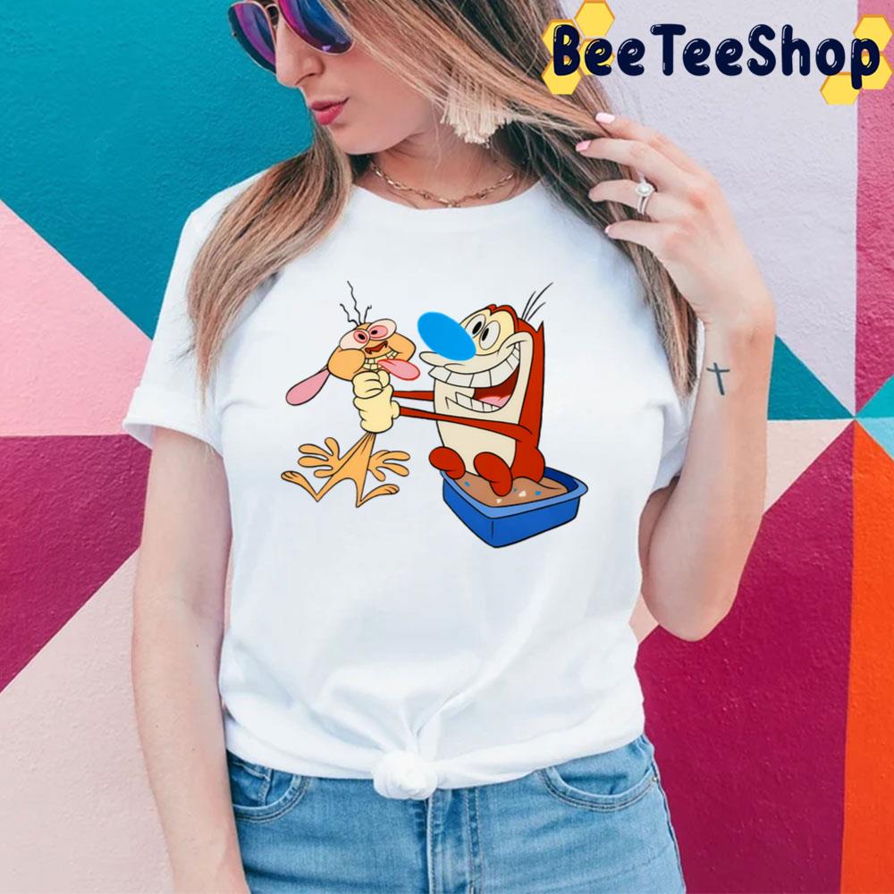 Ren And Stimpy’s Litter Box Love Trending Unisex T-Shirt