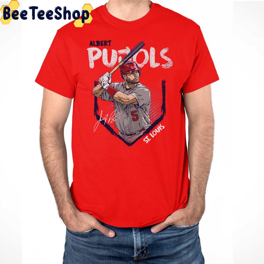 Retro Art Albert Pujols Baseball Signature Trending Unisex T-Shirt