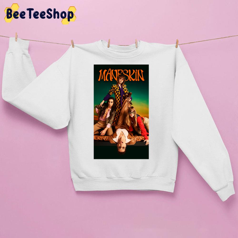 Retro Art Maneskin Band Trending Unisex Sweatshirt