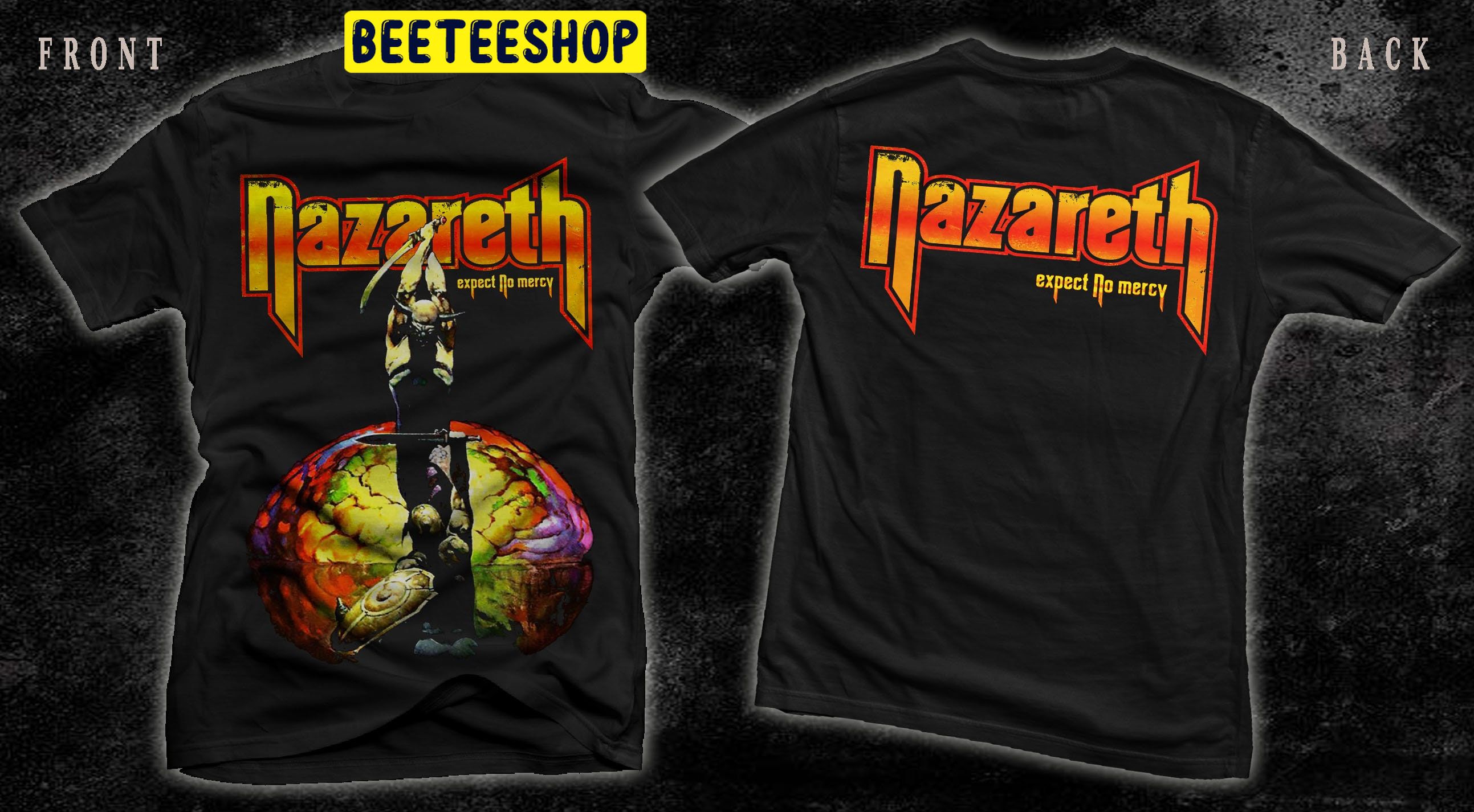 Retro Art Nazareth Big Dog Double Side Unisex T-Shirt