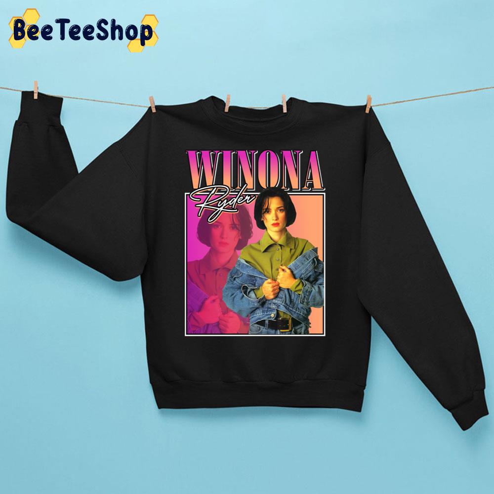 Retro Art Winona Ryder Trending Unisex Sweatshirt