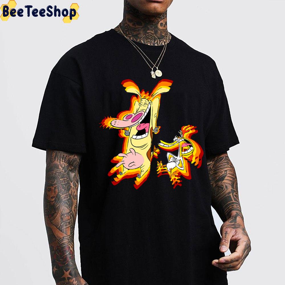 Retro Cow And Chicken Trending Unisex T-Shirt