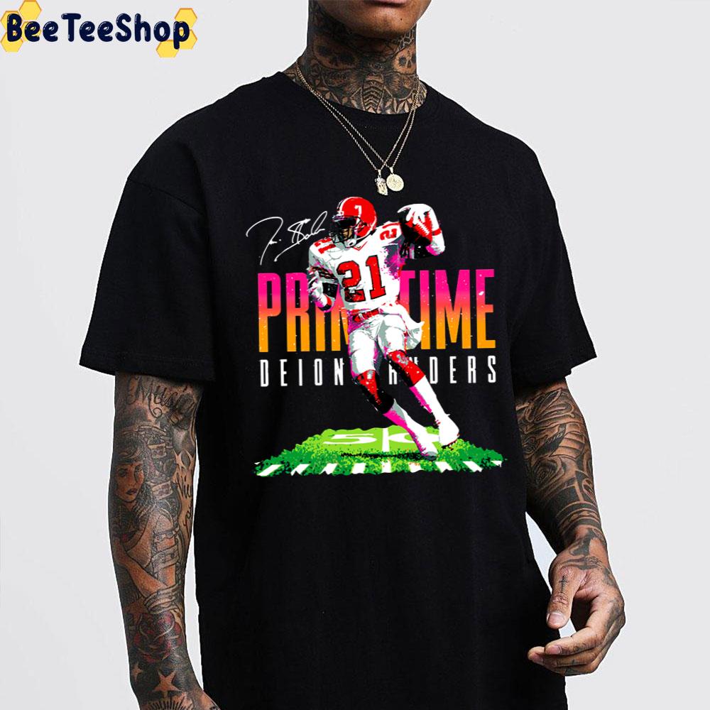 Retro Deion Sanders Design Football Trending Unisex T-Shirt