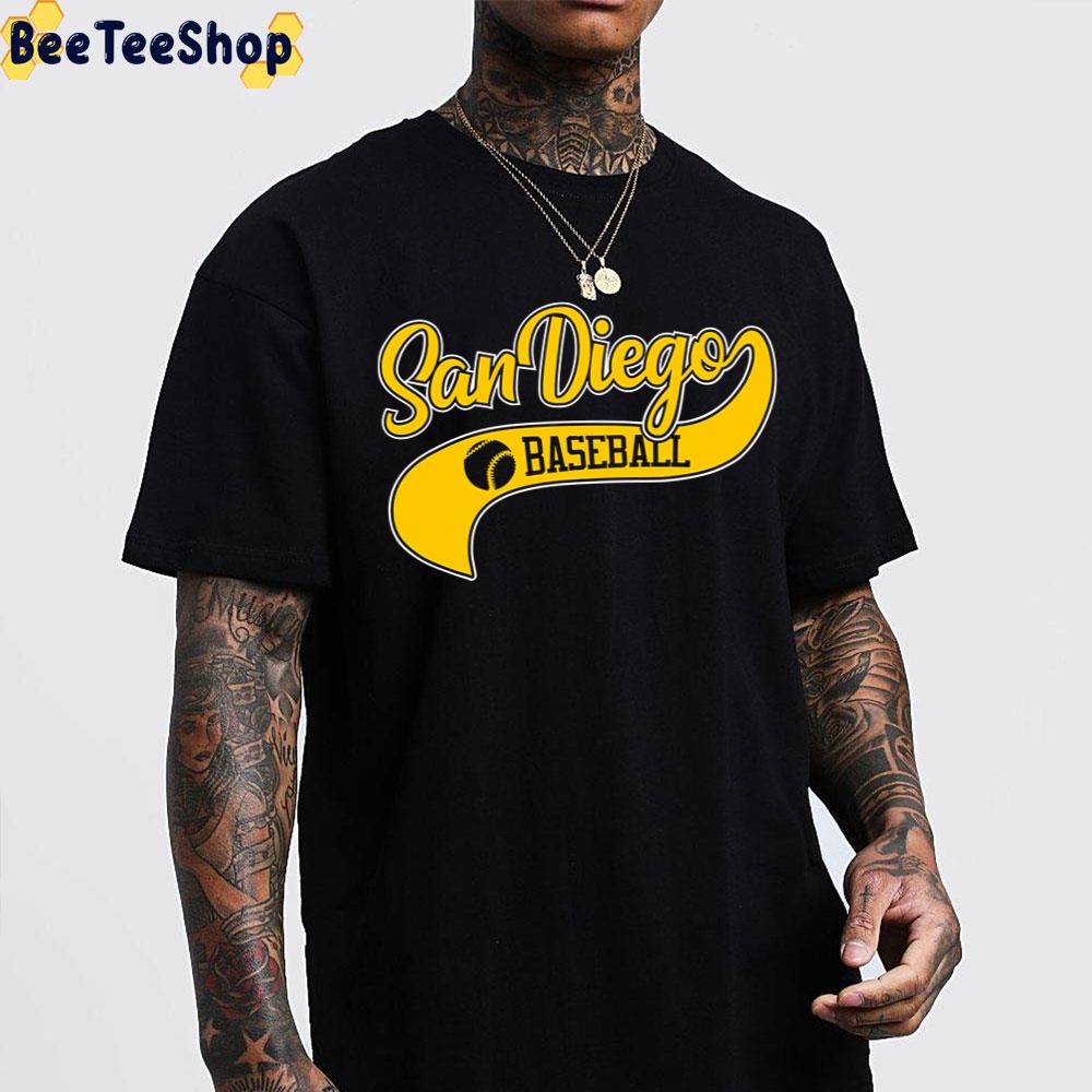 Retro San Diego Baseball Vintage Swoosh Trending Unisex T-Shirt