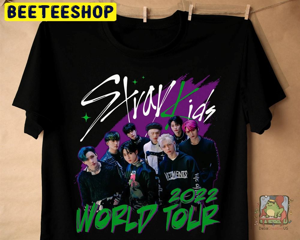 Retro Stray Kids World Tour 2022 Unisex T-Shirt