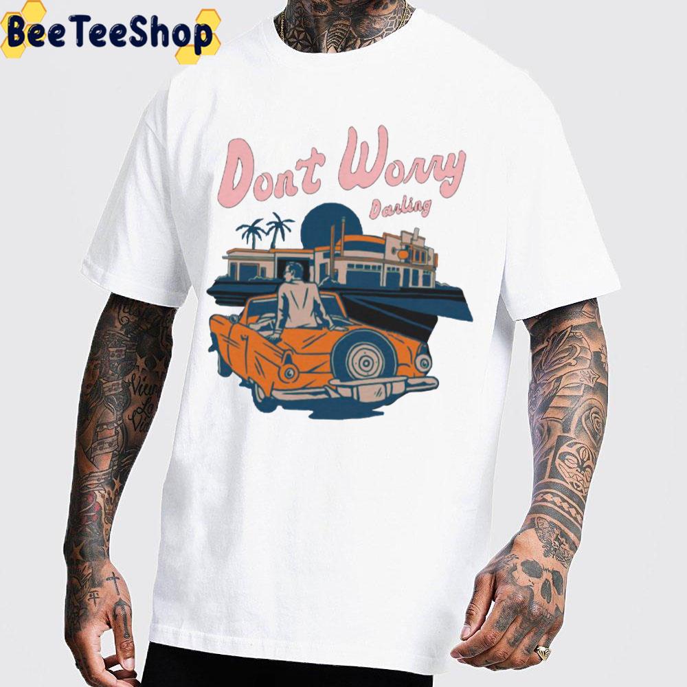 Retro Vintage Harry Styles Florence Pugh Don’t Worry Darling 2022 Trending Movie Unisex T-Shirt