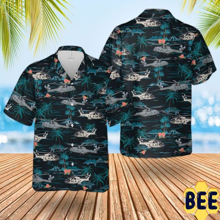 Rn Merlin Mk4 Trending Hawaiian Shirt