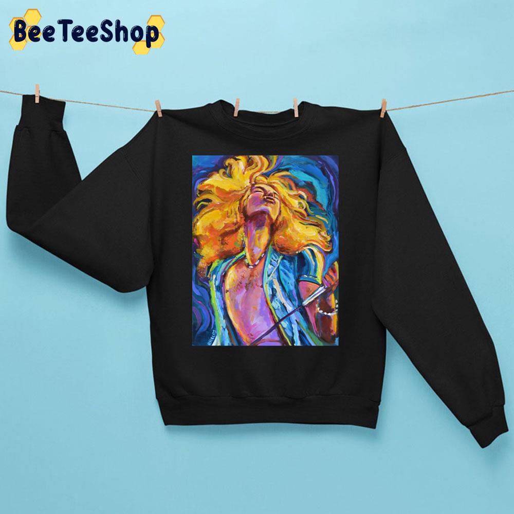 Robert Plant Wild Hair Portrait Trending Unisex Sweatshirt