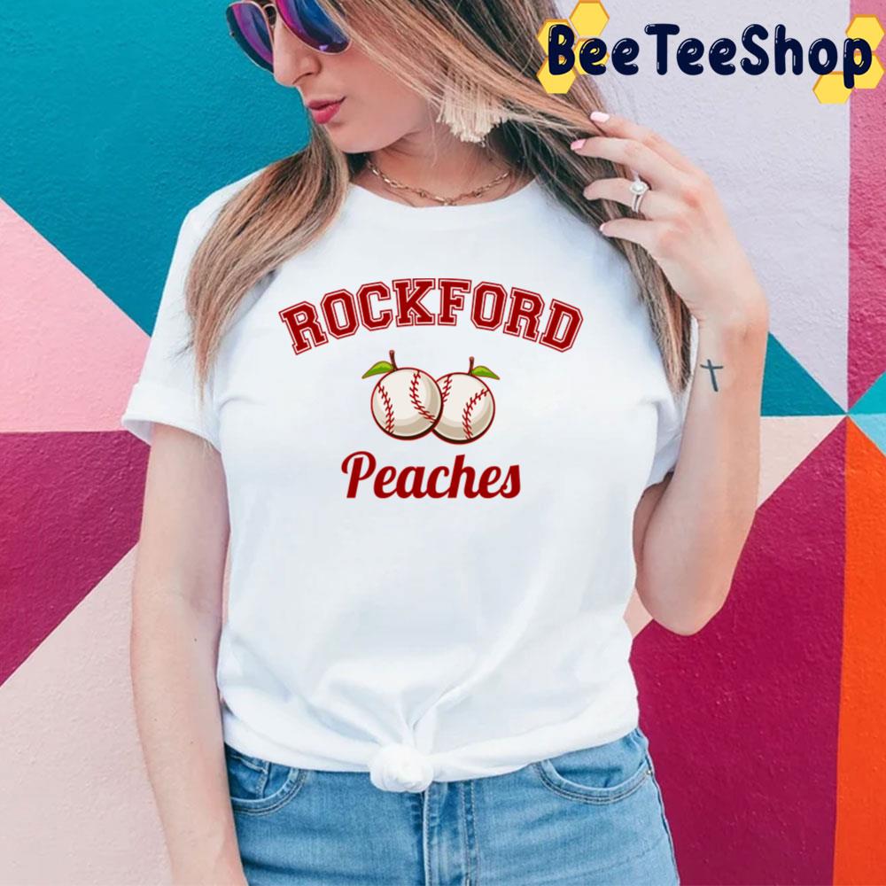 Rockford Peaches Baseball Vintage Art Trending Unisex T-Shirt