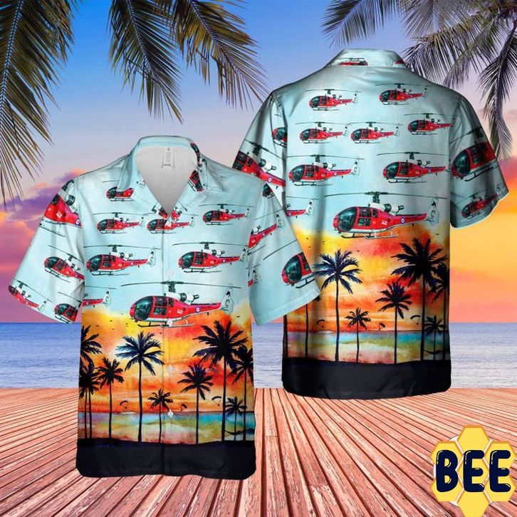 Royal Navy Gazelle Ht.2 Trending Hawaiian Shirt