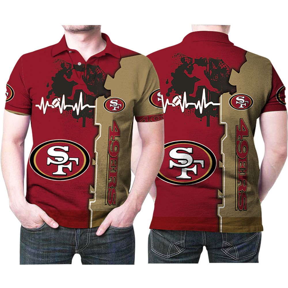 San Francisco 49ers Nfl American Football Logo Team Polo Shirt