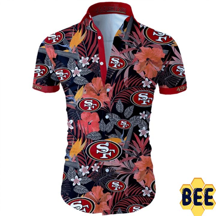 San Francisco 49ers Tropical Flower Trending Hawaiian Shirt
