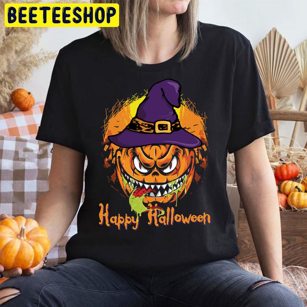 Scary Pumpking Halloween Trending Unisex T-Shirt